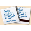 30 Strike Stock Color Matchbooks (Blue Ink & White Board)